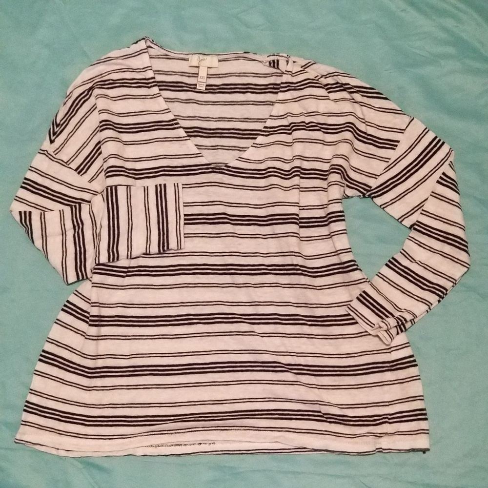 Joie Linen Stripe Tee